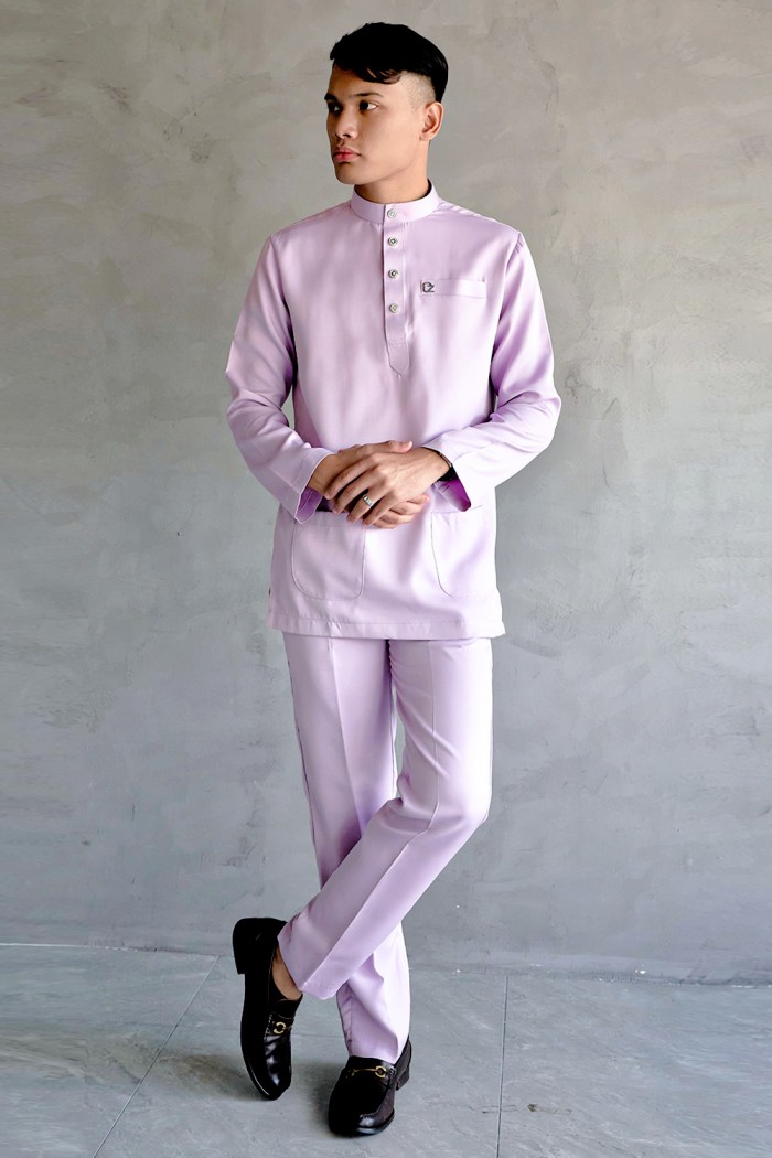 Baju Melayu Yusoff - Soft Lavender